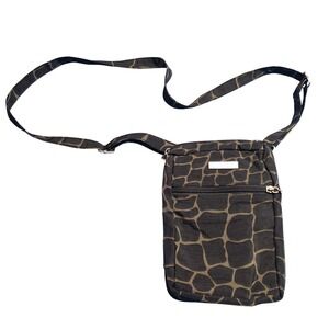 Baggallini Womens CROSSBODY Bag Water Resistant Shoulder PURSE Giraffe Satchel